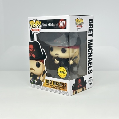* 2ª MÃO * Funko POP! Rocks Bret Michaels #207 CHASE