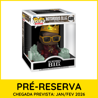 * PRÉ-RESERVA * Funko POP! Deluxe Rocks Notorious B.I.G. #489