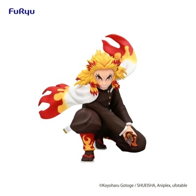 Figura Demon Slayer: Kimetsu no Yaiba Noodle Stopper Kyojuro Rengoku Battle Ver. 10cm FuRyu