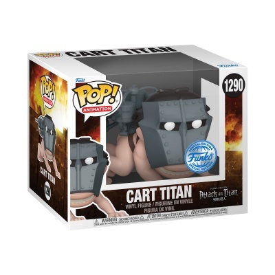 Funko POP! Animation Attack On Titan Cart Titan #1290 SE EXCLUSIVE (Super Sized POP!)