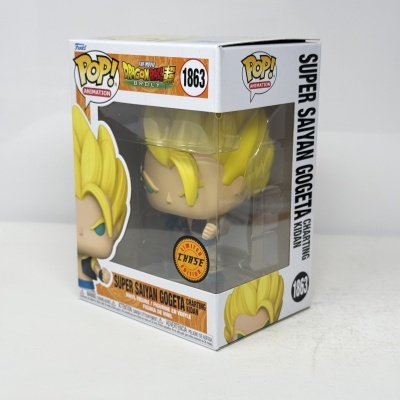 * 2ª MÃO * Funko POP! Animation The Movie Dragon Ball Super Broly Super Saiyan Gogeta Charing Kidan #1863 CHASE