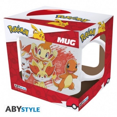 Mug Pokémon Fire Starters 320ml