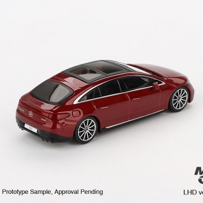 Diecast 1:64 Mercedes-Benz EQS 580 4MATIC Red Metallic - Mini GT