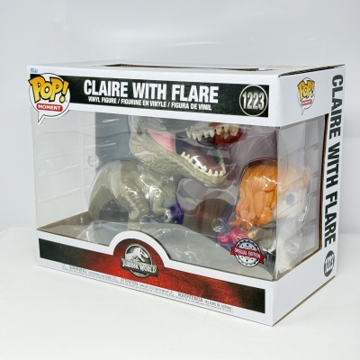 * 2ª MÃO * Funko POP! Moment Movies Jurassic World Claire With Flare #1223 SE