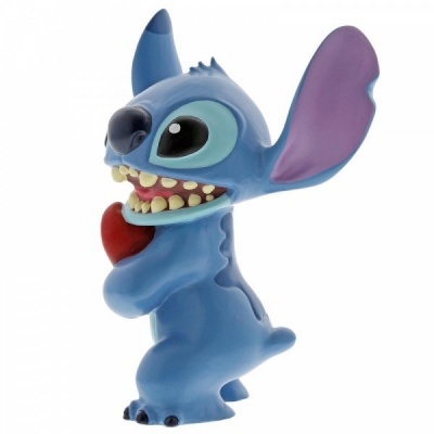 Figura Disney Showcase Collection Stitch With Heart 6cm Enesco