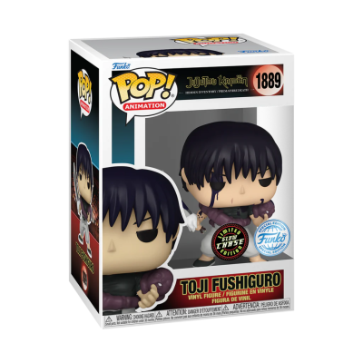 BUNDLE Funko POPs! Animation Jujutsu Kaisen Toji Fushiguro #1889 SE Exclusive + Toji Fushiguro #1889 SE Exclusive CHASE