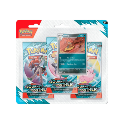Pack Pokémon Trading Card Game Scarlet & Violet Journey Together Scrafty (Em Inglês)