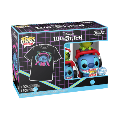 Funko POP! Tees Disney Lilo & Stitch Gamer Stitch