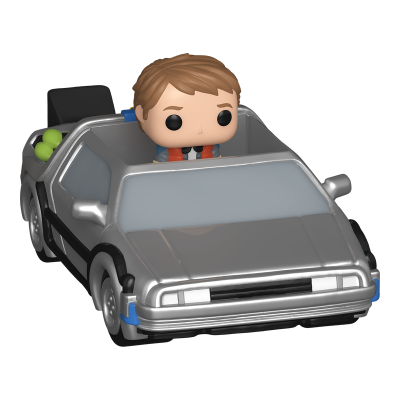 Bitty POP! Rides Movies Back to the Future Marty McFly and Time Machine