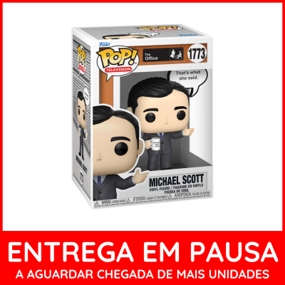 Figura Michael Scott Funko Pop! The Office nº 1773 na caixa