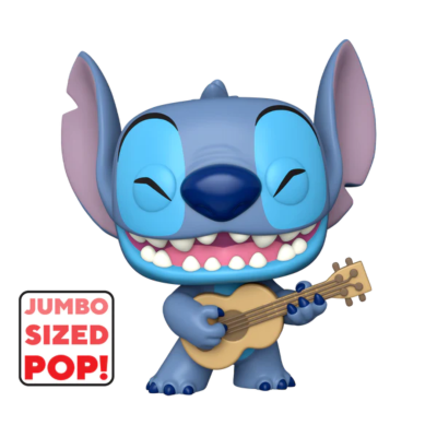 Funko POP! Disney Lilo & Stitch Stitch With Ukulele 10" #1419 SE (Jumbo Sized POP!)
