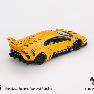 Diecast 1:64 Lamborghini Murcielago LB-Silhouette Works GT Evo Yellow 2025 - Mini GT