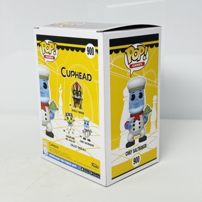 * 2ª MÃO * Funko POP! Games Cuphead Chef Saltbaker #900