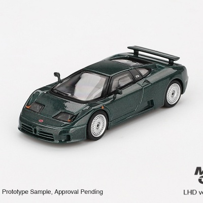 Diecast 1:64 Bugatti EB110 GT Verde Scuro - Mini GT