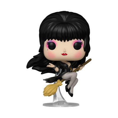 Funko POP! Icons Elvira Mistress Of The Dark Elvira on Broom #93