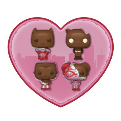 Funko Pocket POP! DC Batman Happy Valentine's Day 4 Pack (2024)