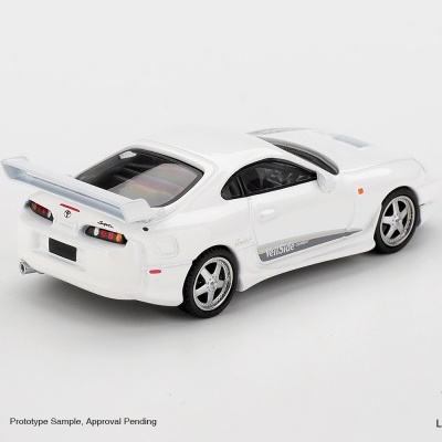 Diecast 1:64 Toyota Supra MK4 (A80) Veilside Combat V-I White Pearl Metallic 2014 - Mini GT