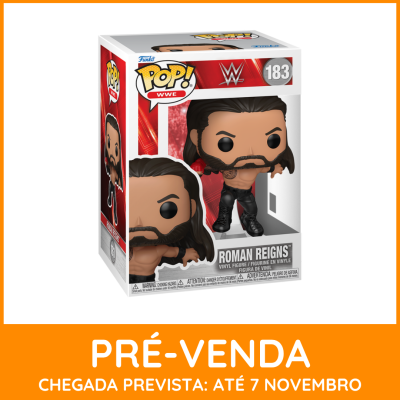 * EM PRÉ-VENDA ONLINE * Funko POP! WWE Roman Reigns (Superman Punch) #183