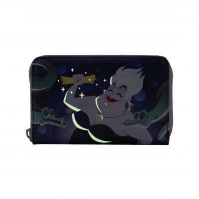Carteira LoungeFly Disney The Little Mermaid Ursula Lair (GITD)