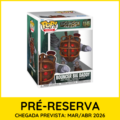 Figura vinyl Funko Pop! Games Bioshock Bouncer Big Daddy em caixa
