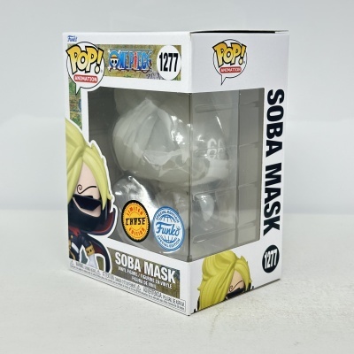Funko Pop! Animation figura Soba Mask One Piece edição limitada na caixa