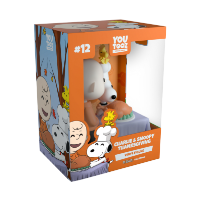 Figura Peanuts Charlie & Snoopy Thanksgiving 12cm Youtooz Collectibles