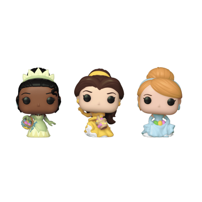 Funko Pocket POP! Easter Carrot Disney Princess (Tiana, Belle & Cinderella) 3 Pack