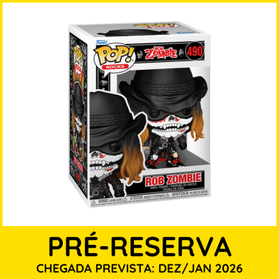 * PRÉ-RESERVA * Funko POP! Rocks Rob Zombie #490