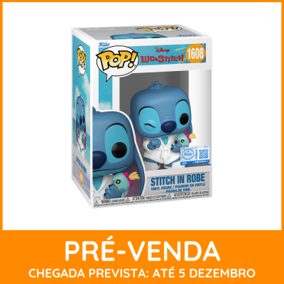 * EM PRÉ-VENDA ONLINE * Funko POP! Disney Lilo & Stitch Stitch in Robe #1608 SE