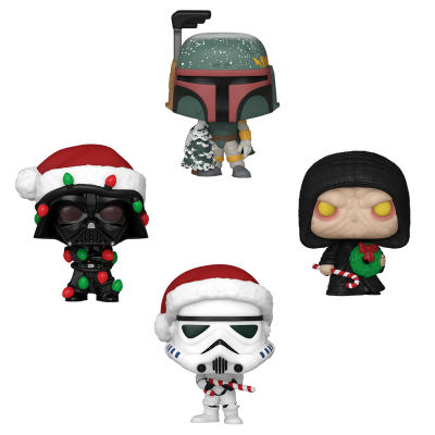 Funko Pocket POP! Star Wars Happy Holidays 4 Pack (2024)