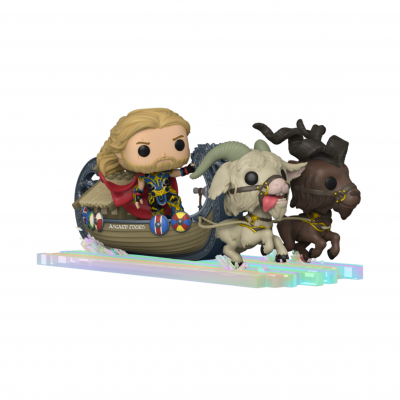 Funko POP! Rides Deluxe Marvel Studios Thor Love And Thunder Goat Boat With Thor, Toothgnasher & Toothgrinder #290
