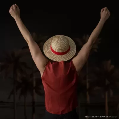 Chapéu de Palha One Piece Luffy (Tamanho 58cm a 61cm) Cinereplicas