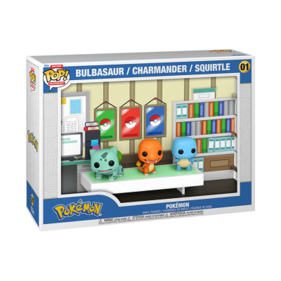 Funko POP! Moment Deluxe Pokémon Starters (1996) Bulbasaur / Charmander / Squirtle #01