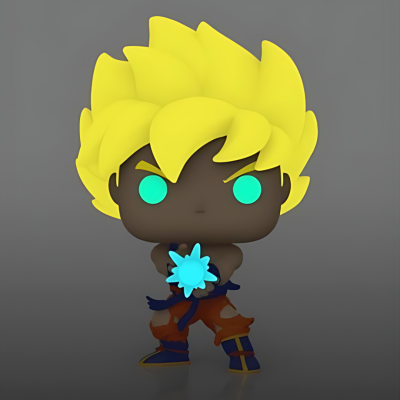 Funko POP! Animation Dragon Ball Z Super Saiyan Goku With Kamehameha #948 GITD Special Edition