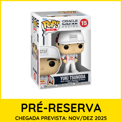 * PRÉ-RESERVA * Funko POP! Racing Oracle Red Bull Racing Yuki Tsunoda #15