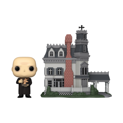 Funko POP! Town Television The Addams Family Uncle Fester & Addams Family Mansion #40