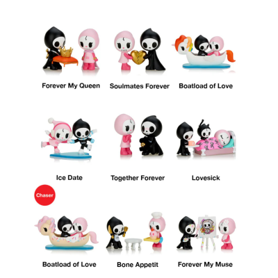 Figura Mistério Tokidoki Adios & Ciao Caio Together Forever 7cm (1 Unidade)