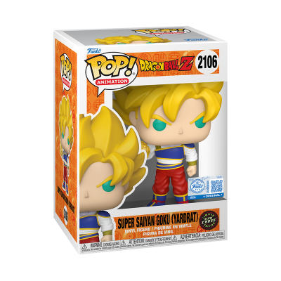 * EM PRÉ-VENDA ONLINE * BUNDLE Funko POPs! Animation Dragon Ball Z Goku (Yardrat) #2106 SE + Super Saiyan Goku (Yardrat) #2106 GITD SE CHASE