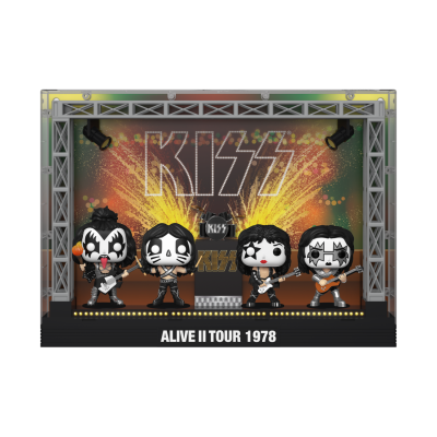 Funko POP! Moment Deluxe Kiss Alive ll Tour 1978 The Demon / The Catman / The Starchild / The Spaceman #03 Special Edition