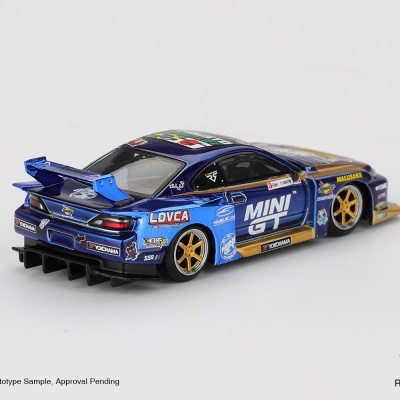 Diecast 1:64 Nissan Silvia S15 LB-Super Silhouette #555 Team Mini GT Liberty Walk Formula Drift 2025 - Mini GT