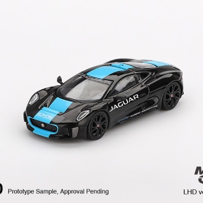 Diecast 1:64 Jaguar C-X75 Black - Mini GT
