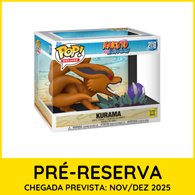 * PRÉ-RESERVA * Funko POP! Deluxe Animation Naruto Shippuden Kurama #2118 GITD