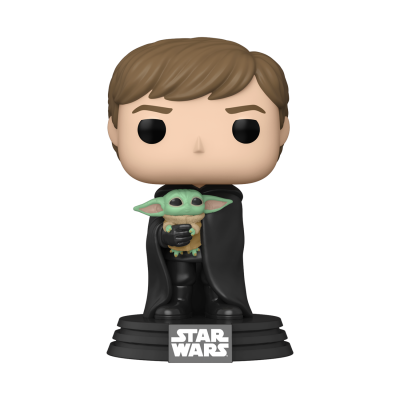 Funko POP! Star Wars The Mandalorian Luke Skywalker With Grogu #482