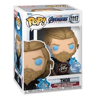 BUNDLE Funko POPs! Marvel Studios Avengers Endgame Thor #1117 GITD SE+ Marvel Studios Avengers Endgame Thor #1117 GITD CHASE SE