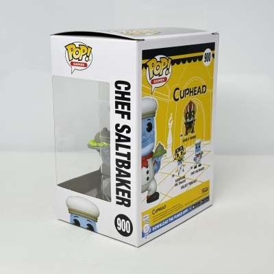 * 2ª MÃO * Funko POP! Games Cuphead Chef Saltbaker #900