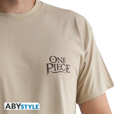 T-Shirt One Piece Wanted Luffy ABYstyle The Fan Experience (Disponível em Vários Tamanhos)