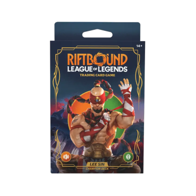* LANÇAMENTO 31/10/25 * League of Legends Trading Card Game RiftBound Champion Deck Lee Sin (Em Inglês)