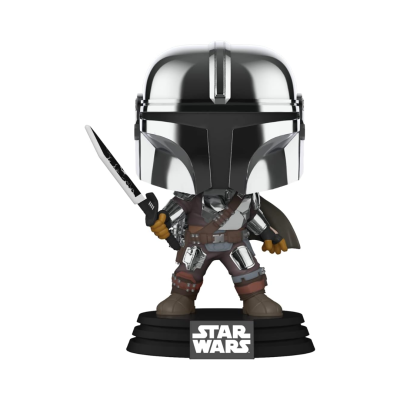 Funko POP! Star Wars The Mandalorian With Darksaber #491 GITD SE