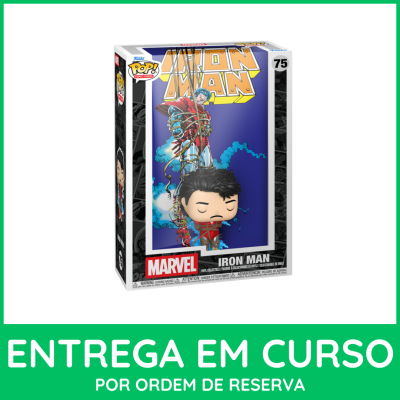 * PRÉ-RESERVA * Funko POP! Comic Covers Marvel Iron Man #75