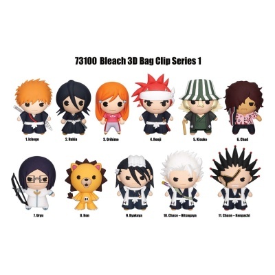 Porta-Chaves Mistério Bleach Bag Clips Series 1 6cm